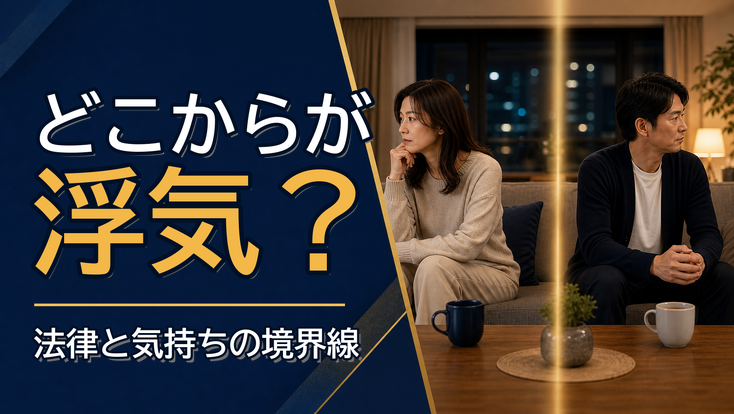 どこからが浮気？法律・男女の違い・慰謝料の境界線をケース別に解説