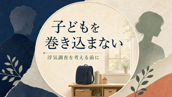 子どもがいる家庭で浮気調査を考えるとき｜子どもを巻き込まない整理と相談前の確認