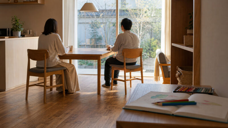 相手と話す場面では、子どもの前で結論を急がない