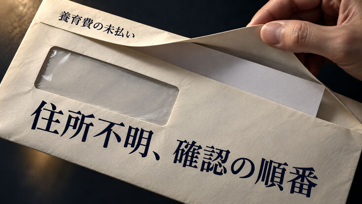 養育費が未払いで住所不明？公的確認と所在調査の順番